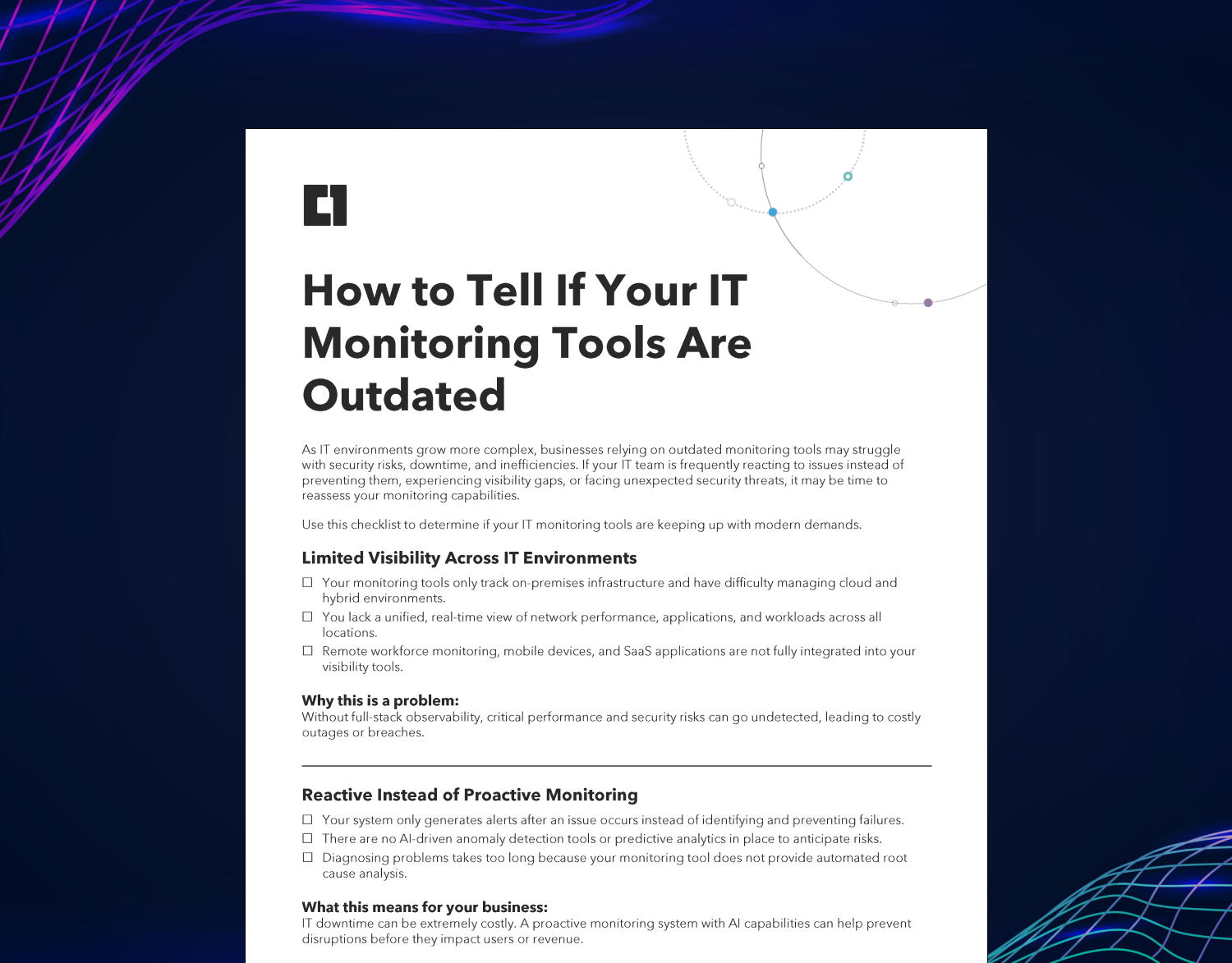 How to Know If Your IT Monitoring Tools Are Outdated-Hero image